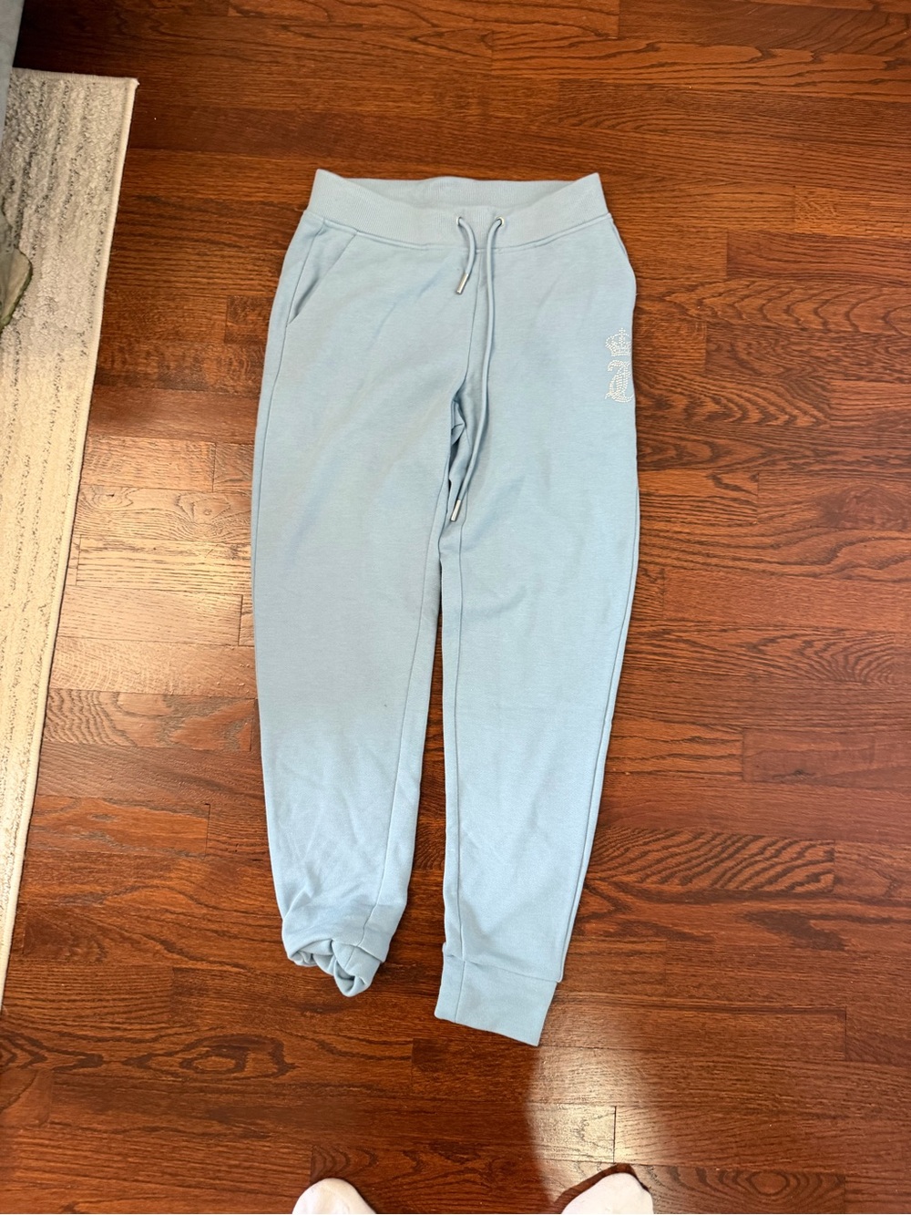Juicy Couture Light Blue Jogger Sweatpants and Zipup